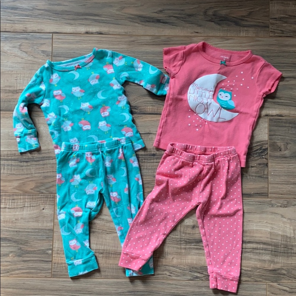 2 baby girl pj set